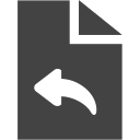 si-glyph-document-backward Icon