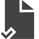 si-glyph-document-checked Icon