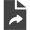 si-glyph-document-forward Icon