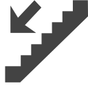 si-glyph-downstair Icon