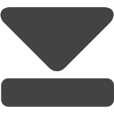si-glyph-downwards-arrow-to-bar Icon