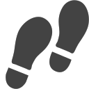 si-glyph-foot-sign Icon