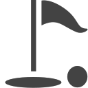 si-glyph-golf-flag Icon