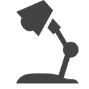 si-glyph-lamp-desk Icon