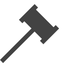 si-glyph-law-hammer Icon