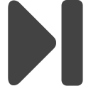 si-glyph-rightwards-arrow-to-bar Icon