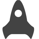 si-glyph-space-ship Icon