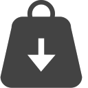 si-glyph-weight-down Icon