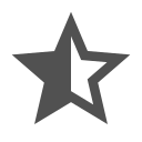 ic_star_half_48px Icon