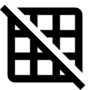 ic_grid_off_48px Icon