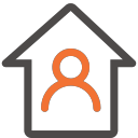 Registered residence population Icon