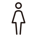 Restroom, female Icon