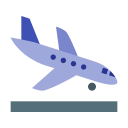 Airplane Landing Icon