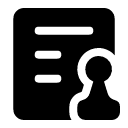 Project and contract_ fill Icon