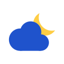 Cloudy night Icon