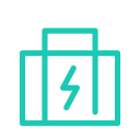 Selling electricity business Icon