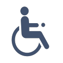 Disabled people with difficulties Icon