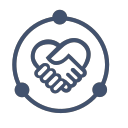 Temporary relief data governance Icon