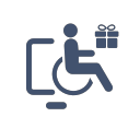 Welfare management of the disabled Icon