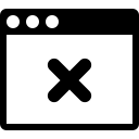 browser_delete Icon