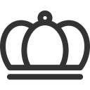 Linear crown Icon