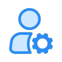 Application administrator management Icon