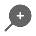 Zoom, in, magnifier Icon