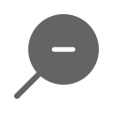 Zoom, out, magnifier Icon