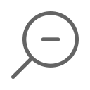 Zoom, out, magnifier Icon