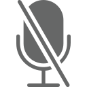 Microphone - mute Icon