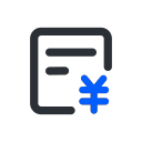 Menu bar - customer - customer statement Icon