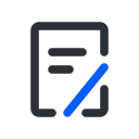 Menu bar - customer service - customer service record Icon