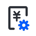 Menu bar - Finance - Financial settings Icon