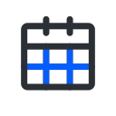 Menu bar - personnel - attendance management Icon