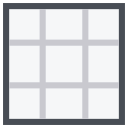 Hide rows and columns Icon