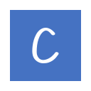 C_ square_ solid_ Letter C Icon