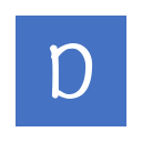 D_ square_ solid_ Letter D Icon