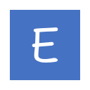 E_ square_ solid_ Letter e Icon