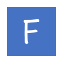 F_ square_ solid_ Letter F Icon