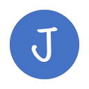 J_ round_ solid_ Letter J_ by_ climei Icon
