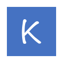 K_ square_ solid_ Letter K Icon