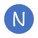 N_ round_ solid_ Letter N_ by_ climei Icon