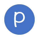 P_ round_ solid_ Alphabet_ by_ climei Icon