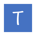 T_ square_ solid_ Letter T Icon