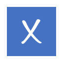 X_ square_ solid_ letter Icon