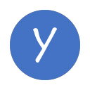 Y_ round_ solid_ Letter Y_ by_ climei Icon