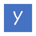 Y_ square_ solid_ Letter Y Icon