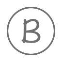 B_ round_ Letter B Icon