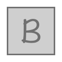 B_ square_ Letter B Icon