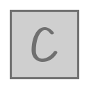 C_ square_ Letter C Icon
